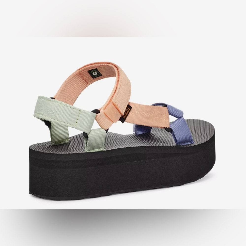 Teva Women's Multi-Color Platform Sandals - Gently Loved 🫧